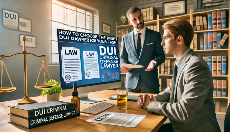 DUI Criminal Defense Lawyer