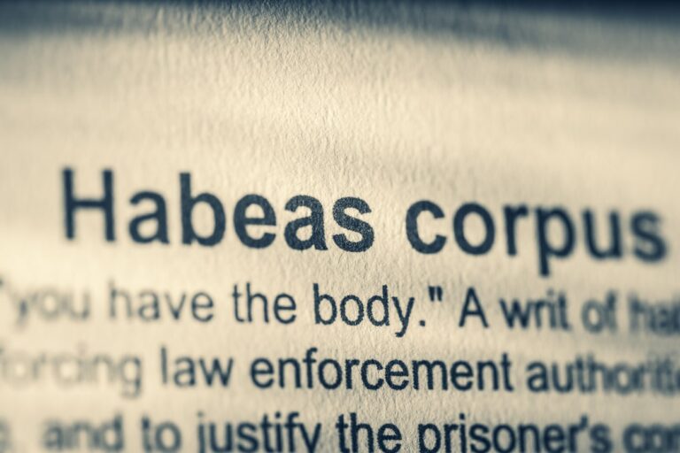 writ of habeas corpus law firm