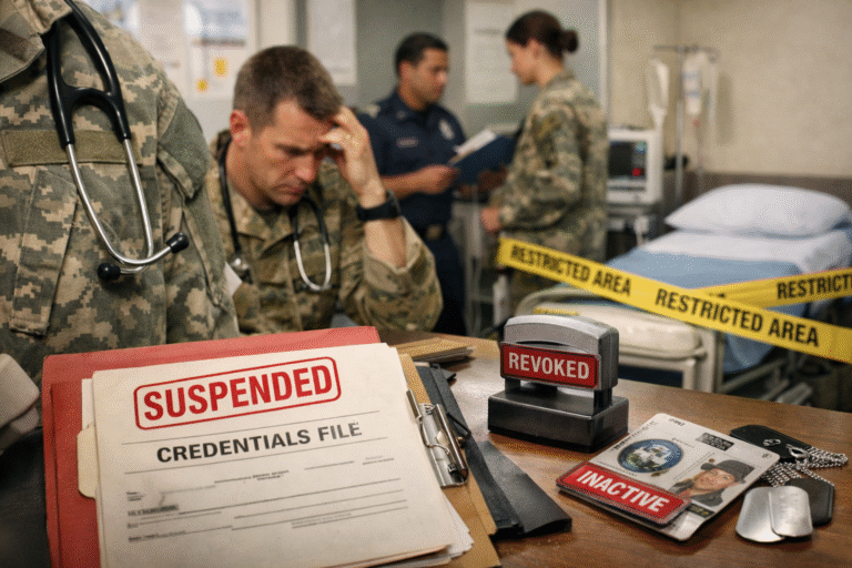 Military Medical Credentialing At Risk What Happens During A Suspension Or Revocation Military Medical Credentialing At Risk What Happens During A Suspension Or Revocation