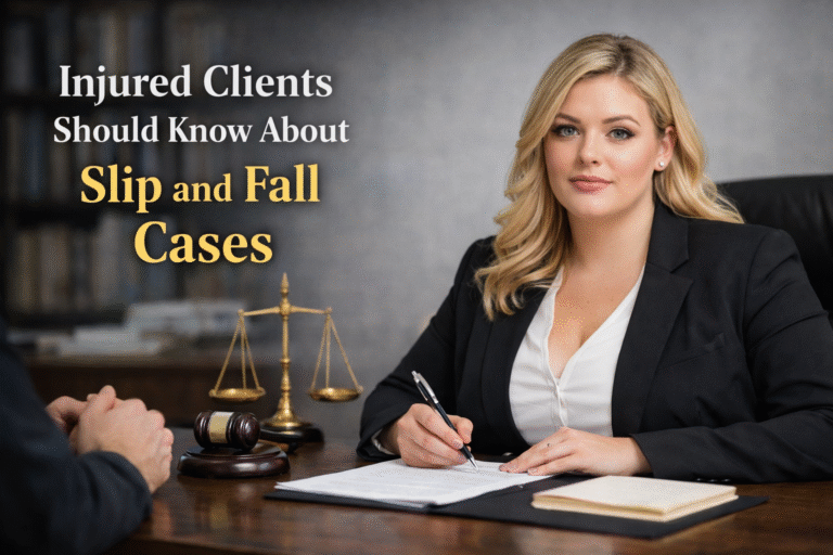What Injured Clients Should Know About Slip and Fall Cases Slip and Fall Cases