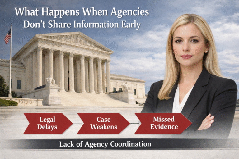What Happens When Agencies Don’t Share Information Early Agencies